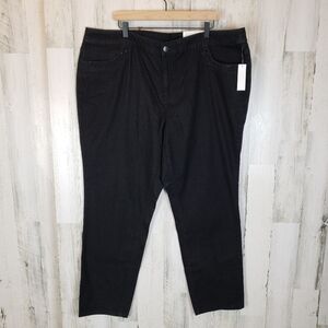 CJ Banks Black Embellished Jeans Sz 22W